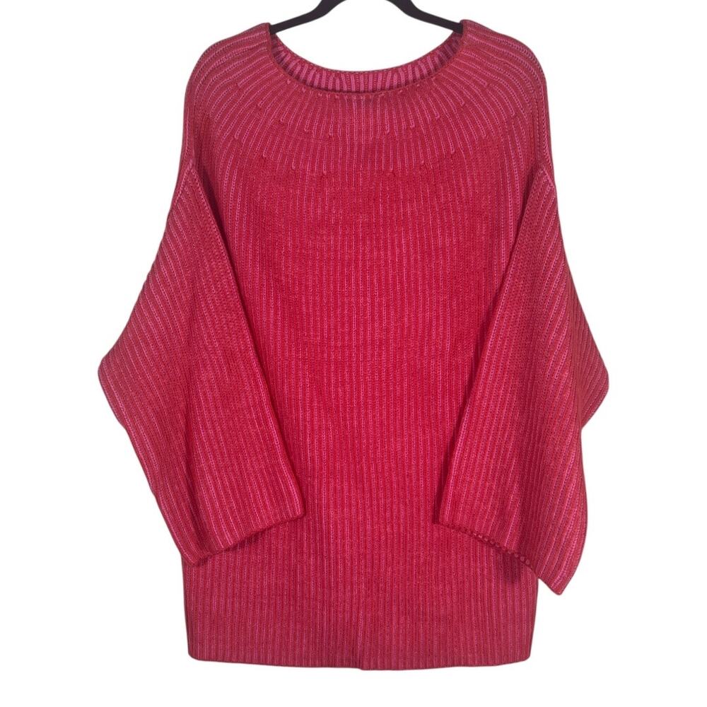 Free People Charlotte Tunic Oversized Sweater Blossom Glow Combo Size XS - Picture 2 of 9